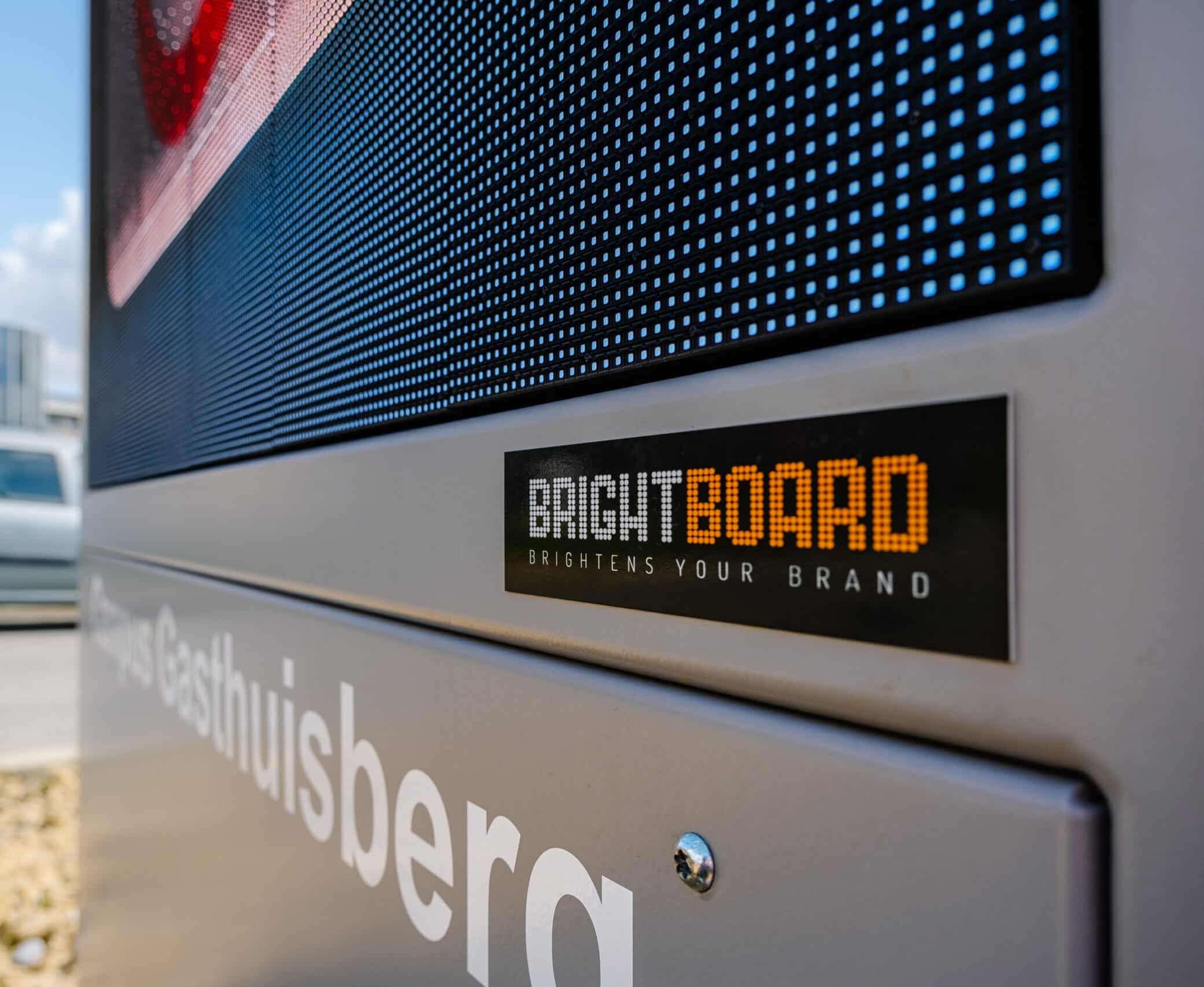 Brightboard Outdoor LED-scherm bij UZ Leuven.