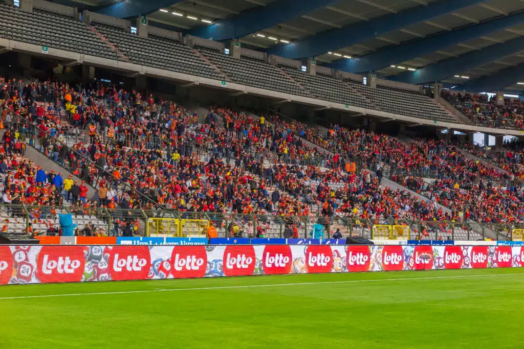 Brightboard LED boarding at Red Devils.