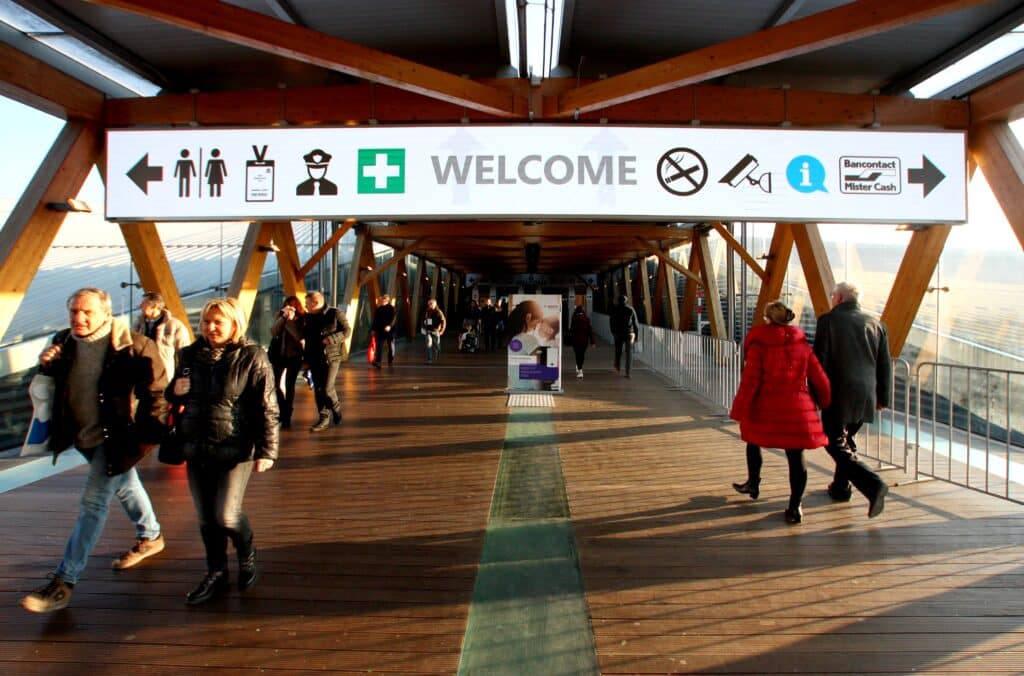 Brightboard LED schermen op Mediafield Brussels Expo